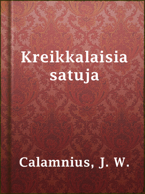 Cover image for Kreikkalaisia satuja